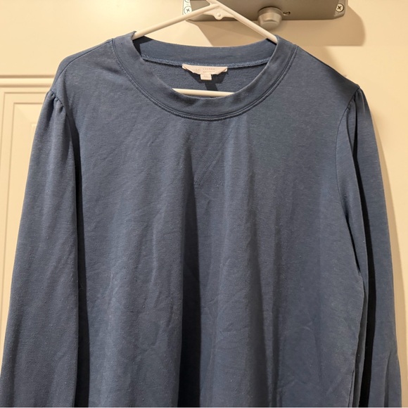 LC Lauren Conrad Navy Crew Neck Top - Picture 3 of 5